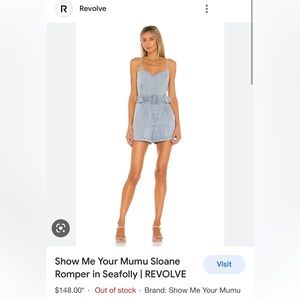 Show Me Your Mumu.  Sloane Romper NWT